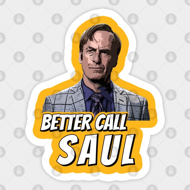 Better Call Saul Sticker by Stevendan